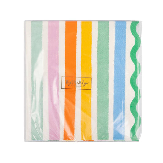 Fiesta Striped Cocktail Napkin