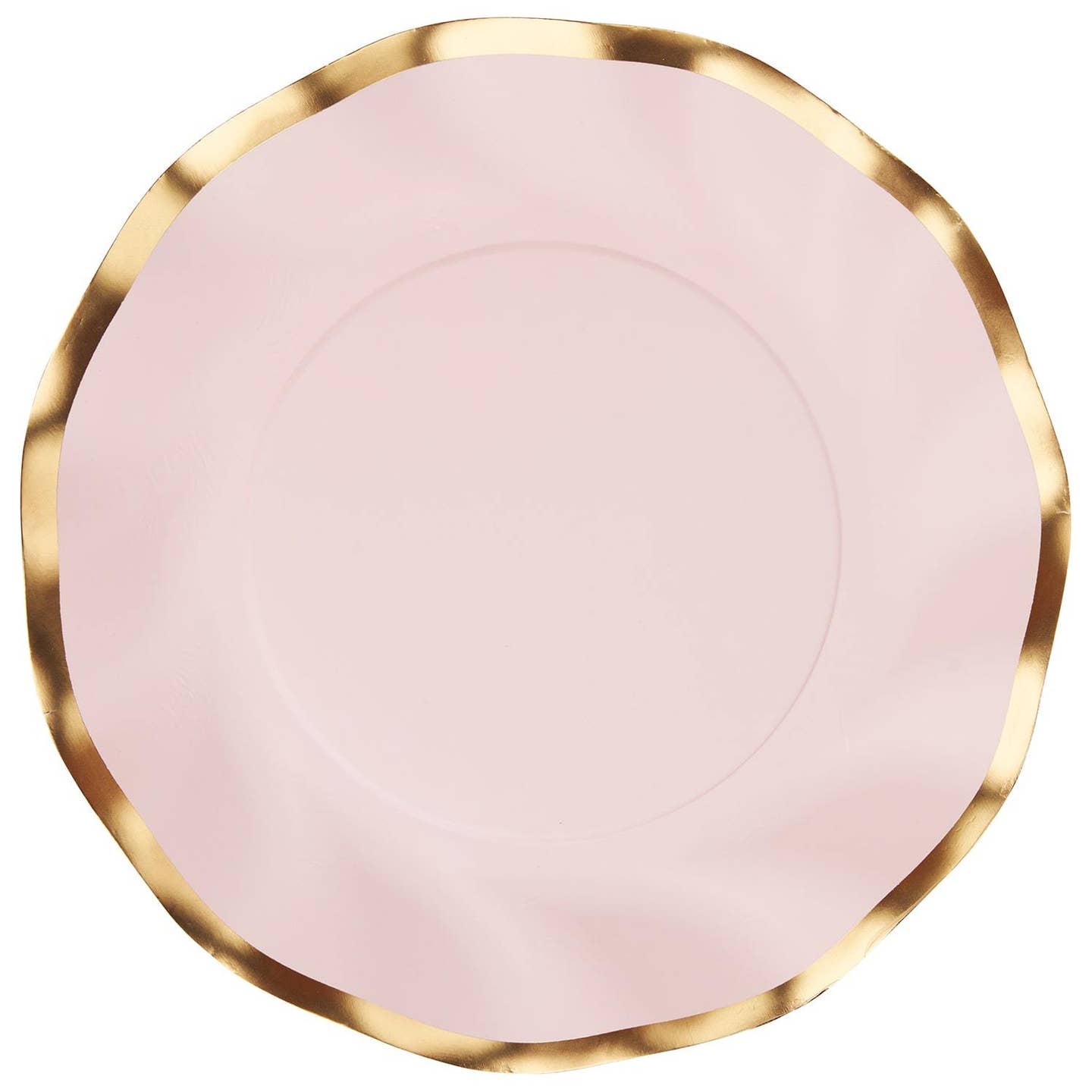Wavy Salad Plate in Blush
