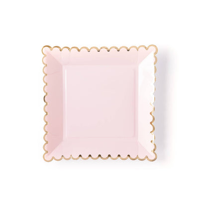 Blush Polka dot 9" Plate