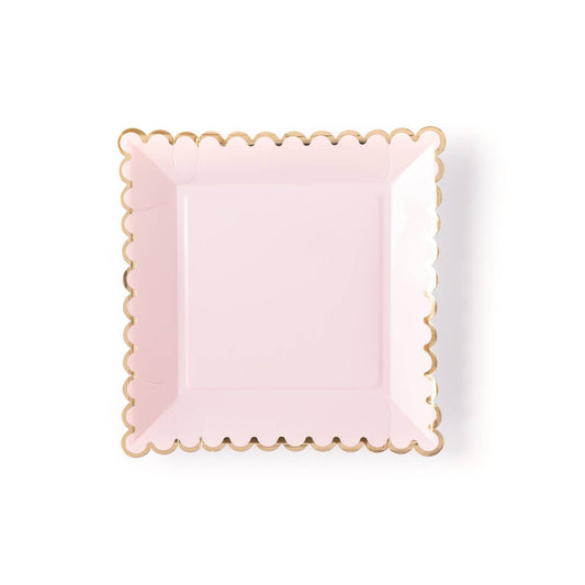 Blush Polka dot 9" Plate