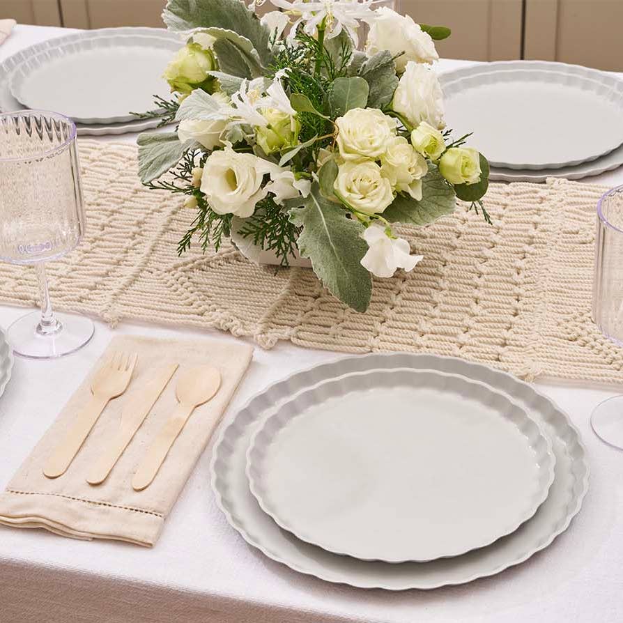 Scallop Edge Salad Plate