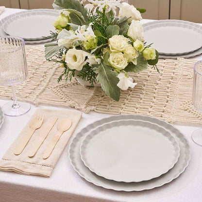 Scallop Edge Salad Plate