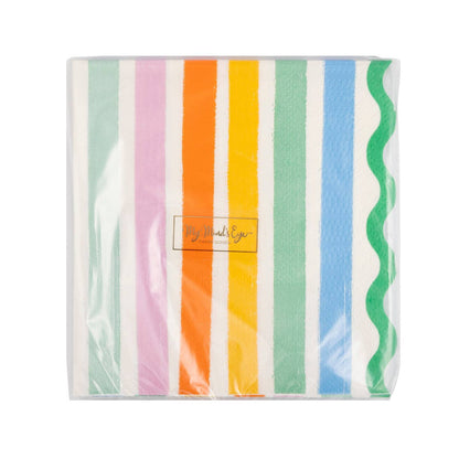 Fiesta Striped Cocktail Napkin