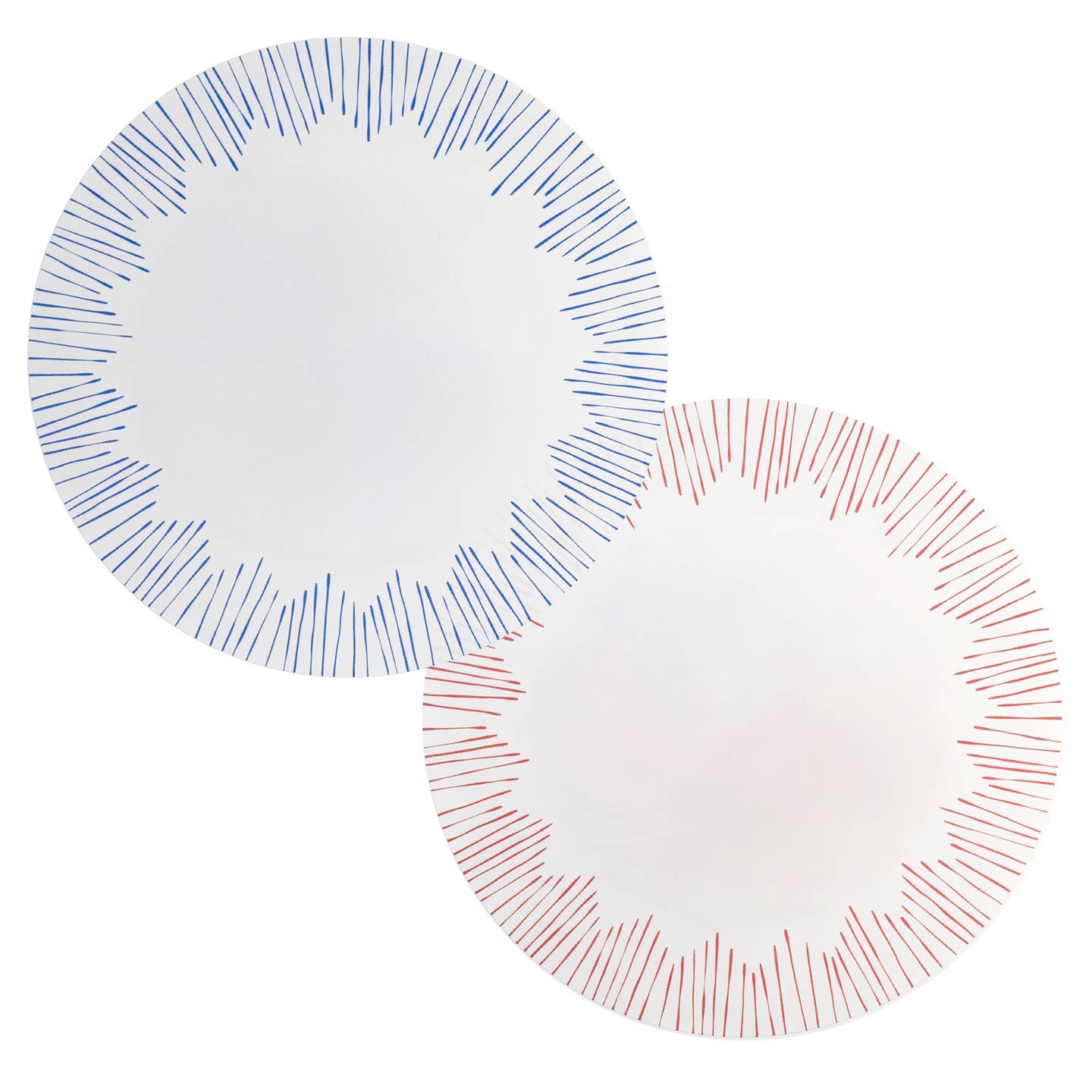 Red & Blue Start Bright Paper Placemats