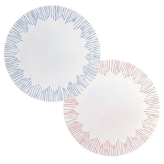 Red & Blue Start Bright Paper Placemats