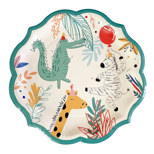Safari Party Paper Dinner Plate