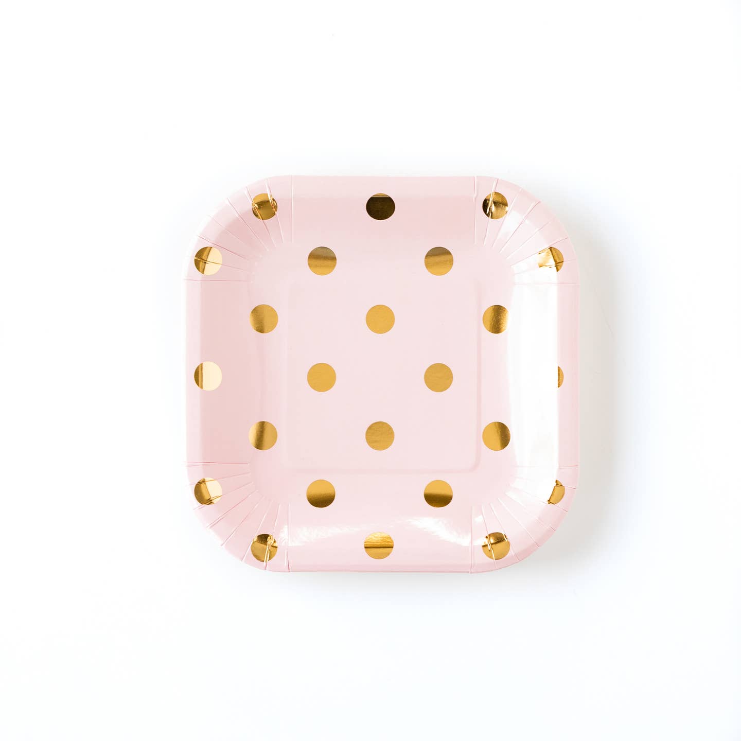 Blush Polka dot 7" Plate