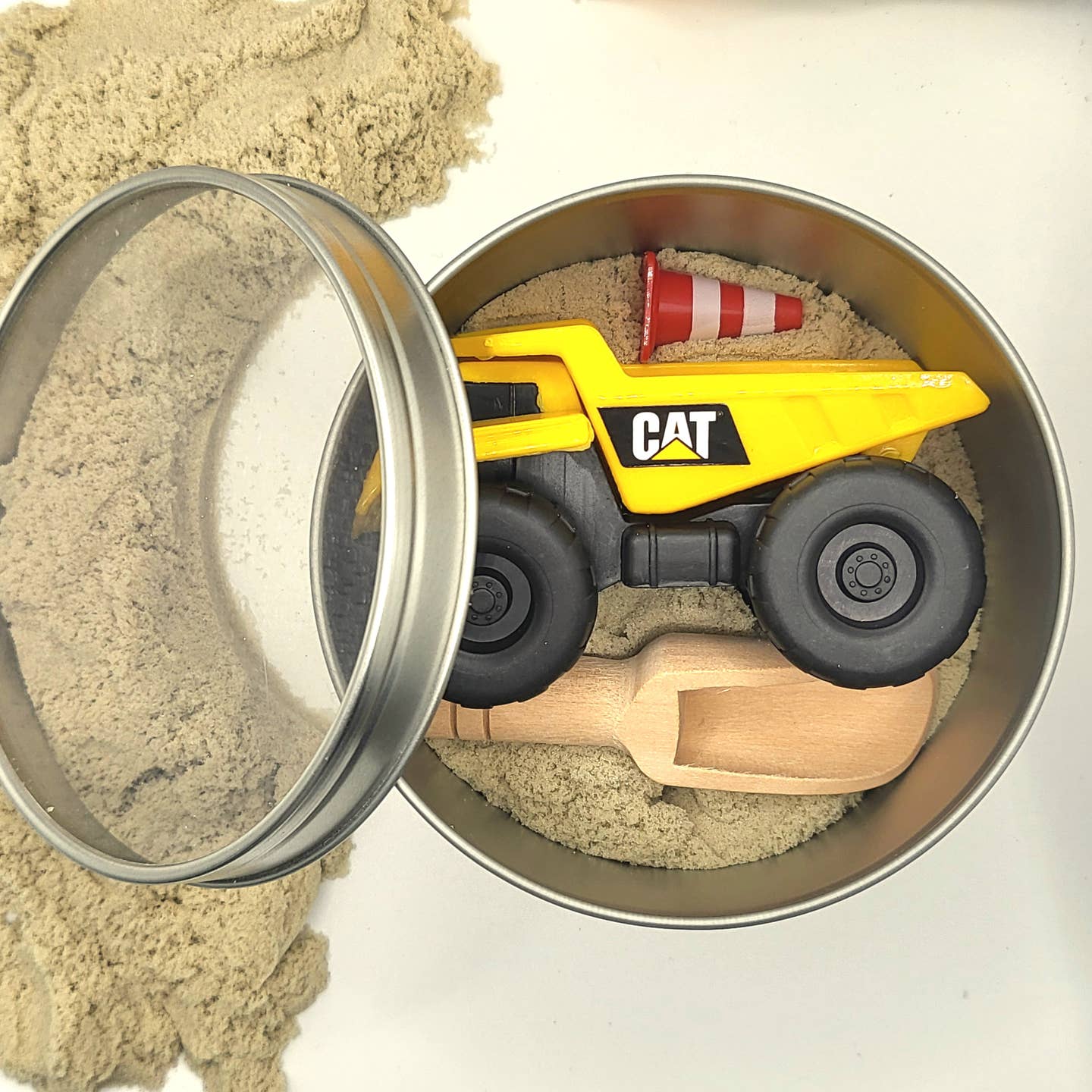 Mini Construction Sensory Tin Party Favor