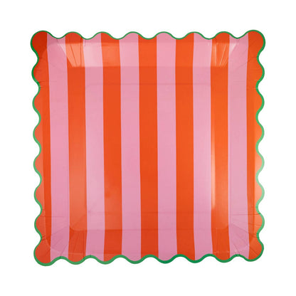 Striped Plate Set