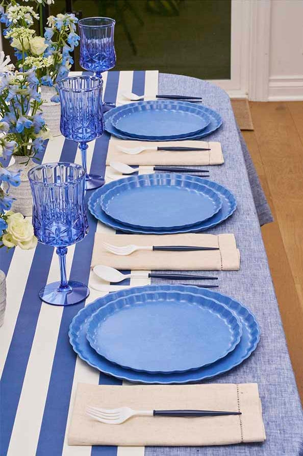 Scallop Edge Salad Plate