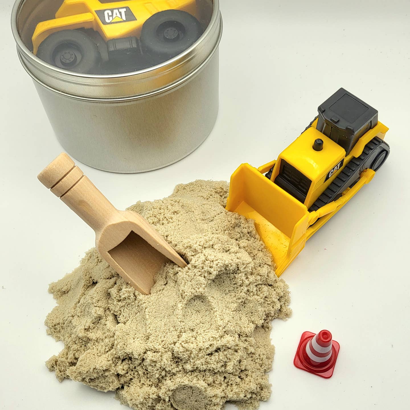 Mini Construction Sensory Tin Party Favor