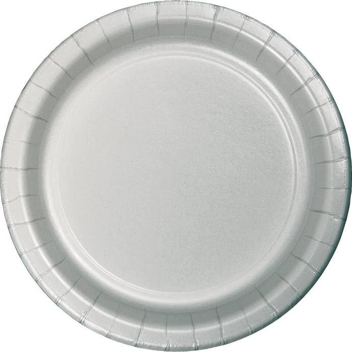 Shimmering Silvery Dinner plate