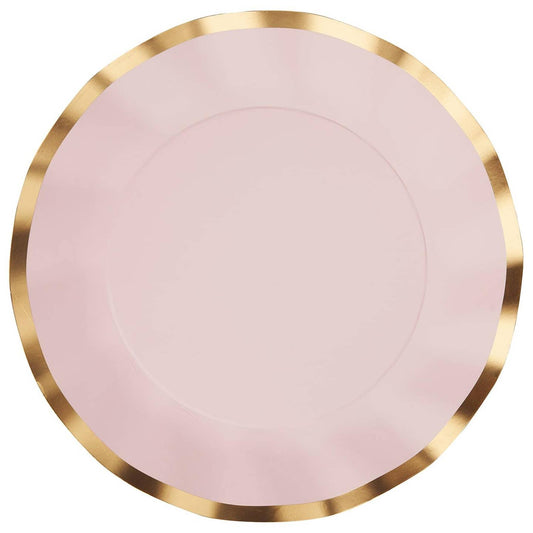Wavy Dinner Plate in Blush