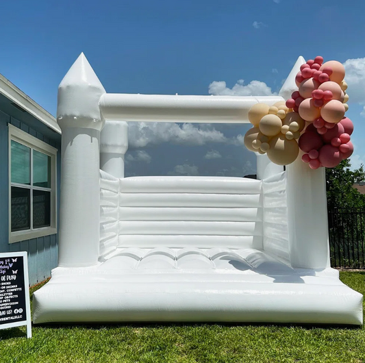 White Lux 13x13 Bounce House Rental